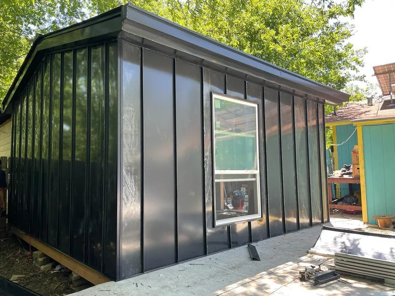 Black standing seam metal wall panels for Roof Inspection in Knik-Fairview